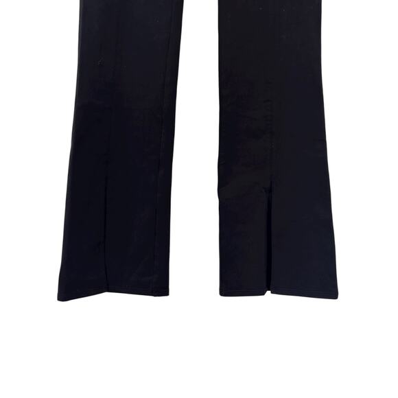 ALO Yoga Black High Waisted Flutter Flare Leggings Yoga Pants Sz M - Picture 4 of 6